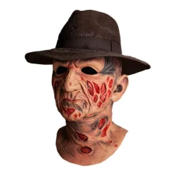 A Nightmare on Elm Street - Deluxe Freddy Krueger Mask with Fedora Hat