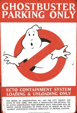 Ghostbusters - Parking Metal Sign