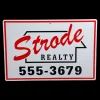 Halloween 1978 - Strode Realty Metal Sign