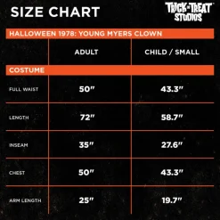 Halloween - Young Michael Myers Clown Costume - Children's