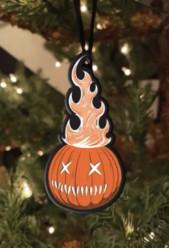 Holiday Horrors - Trick 'r Treat Sam O'Lantern Pumpkin Metal Ornament