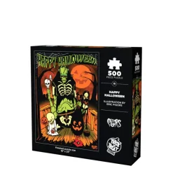 Toxictoons - Happy Halloween 500 Piece Jigsaw Puzzle